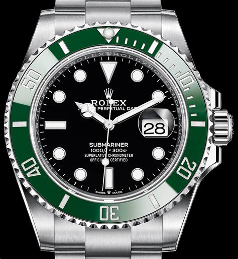 Rolex Submariner 126610LV Watch With Green Ceramic Bezel .